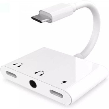 3-in-1 USB Type-C Audio & Charging Adapter – 18W Fast Charging